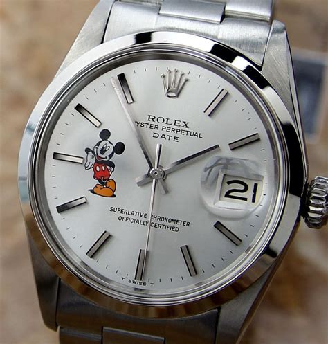 mickey mouse rolex for sale|Rolex disney Mickey Mouse watch.